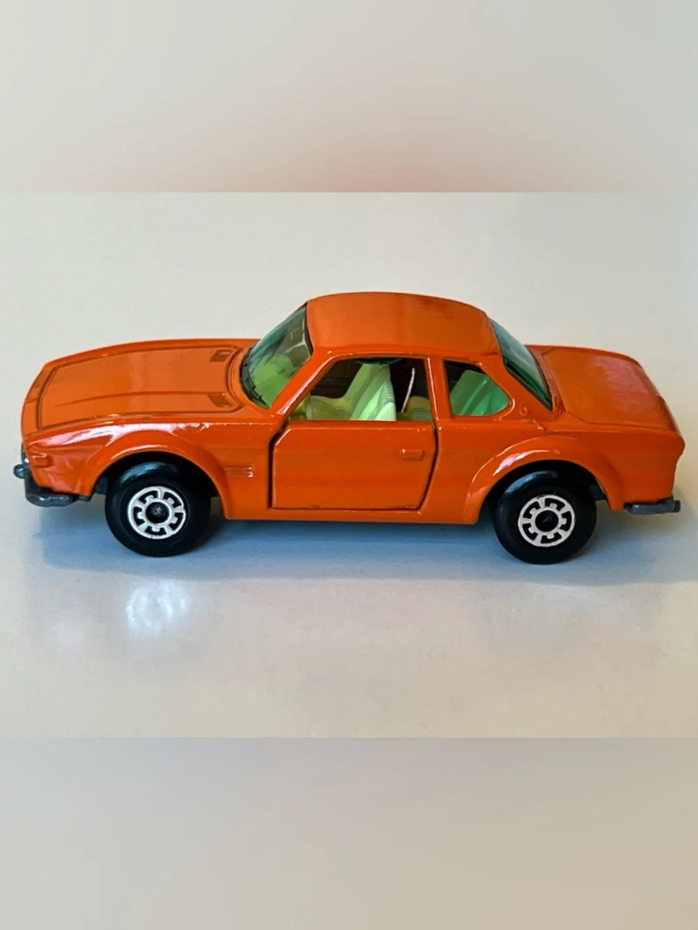 Vintage Matchbox Superfast No. 45 BMW 3.0 CSL 1976 Lesney England Orange